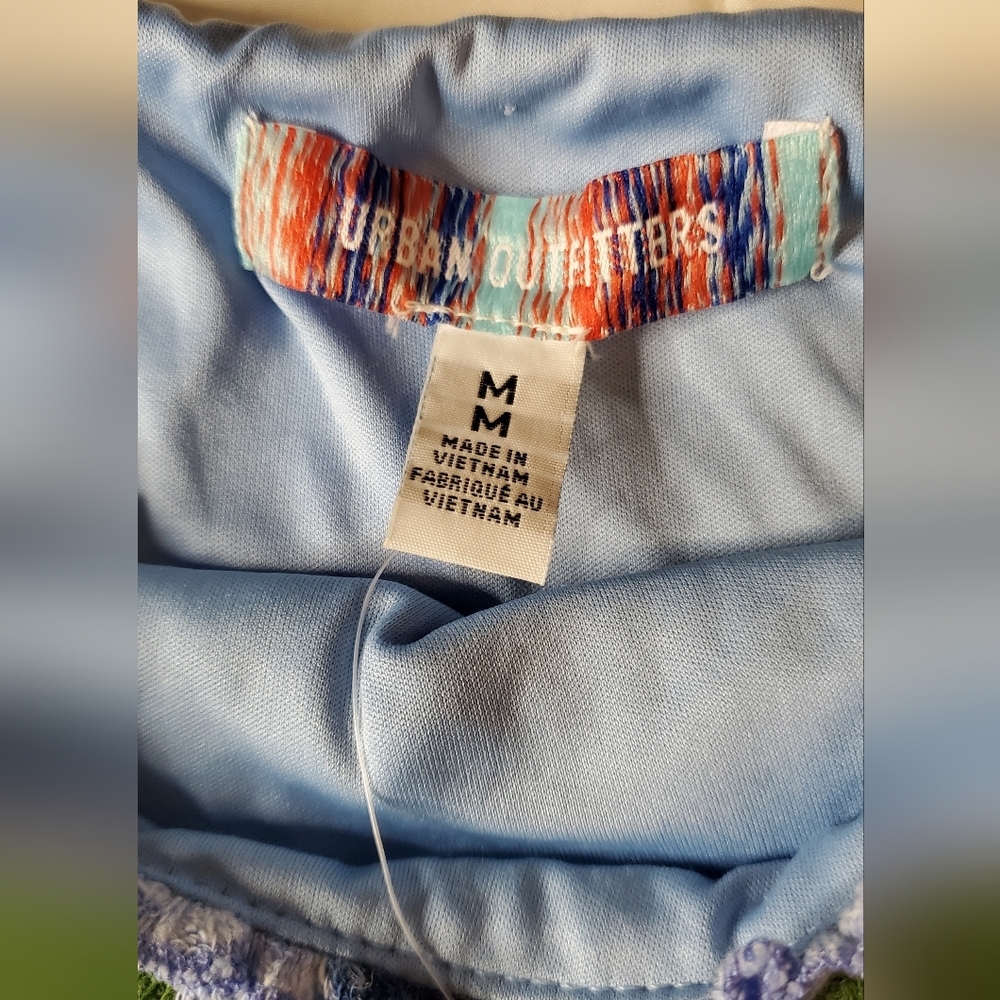 NWT Urban Outfitters Colorful Patchwork Dress With Straps Size :M - Picture 4 of 9